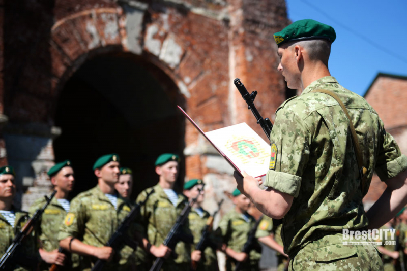 Присяга пограничников 12 июня 2021