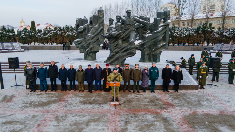 Присяга 19 ноября 2022 года. Гродненская пограничная группа...