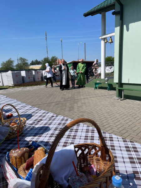 Пасхальные мероприятия в храме-часовне в честь святых преподобных Александра Пересвета и Андрея Осляби