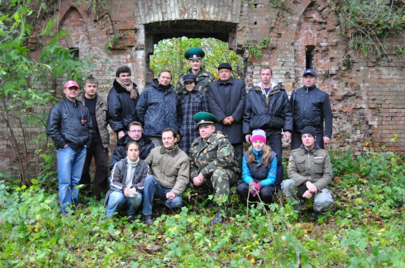 Съемочная группа фильма «Брестская крепость» с Игорем Угольниковым вместе с администрацией Бреста и пограничниками