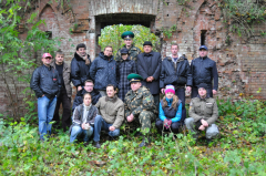 Съемочная группа фильма «Брестская крепость» с Игорем Угольниковым вместе с администрацией Бреста и пограничниками