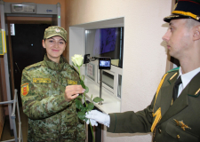 Праздничный концерт ко Дню матери состоялся в Пинском погранотряде...