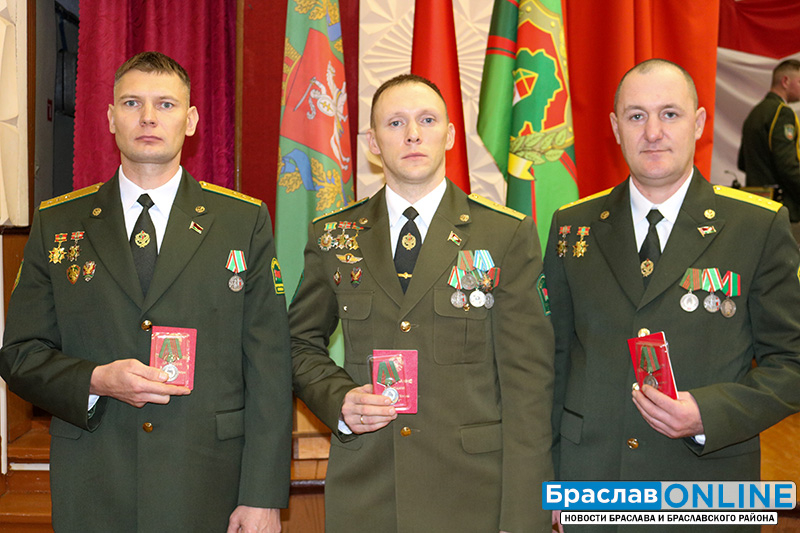 Браславские пограничники отмечены медалями «За безупречную службу»