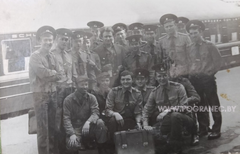 Лето 1981года. Андрей Миронов на границе в Бресте