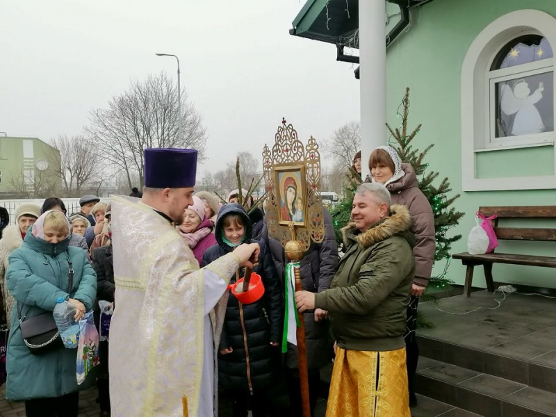 Праздник Крещения. Храм во имя преподобных воинов Александра Пересвета и Андрея Осляби Радонежских...