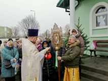 Праздник Крещения. Храм во имя преподобных воинов Александра Пересвета и Андрея Осляби Радонежских...