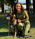 Анастасия Попкович стоит на охране рубежей