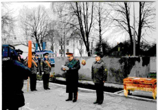 3 апреля 1998 вручено Боевое Знамя Пинскому пограничному отряду