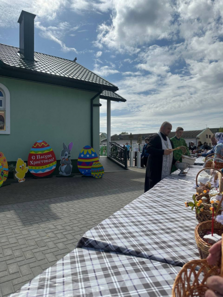 Пасхальные мероприятия в храмев честь святых воинов Преподобных Александра Пересвета и Андрея Осляби