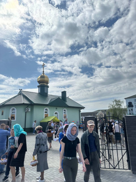 Пасхальные мероприятия в храмев честь святых воинов Преподобных Александра Пересвета и Андрея Осляби