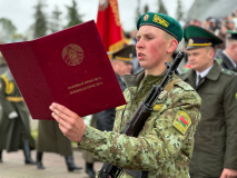 17 мая, в МК "Брестская крепость-герой" состоялось торжественное принятие присяги новобранцами Брестской пограничной группы