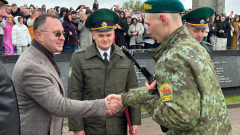 17 мая, в МК "Брестская крепость-герой" состоялось торжественное принятие присяги новобранцами Брестской пограничной группы