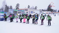 Сборная команда Гродненской пограничной группы принимает участие в чемпионате по биатлону