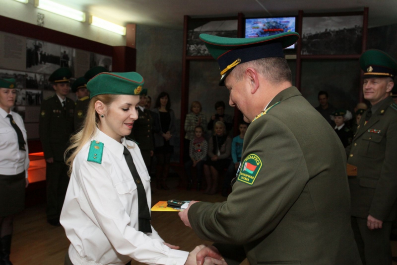 Выпуск младших офицеров...Центр подготовки специалистов пограничного контроля...04.12.2015