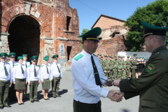 Выпуск младших офицеров 05.06.2015 Центр подготовки специалистов пограничного контроля "Института пограничной службы"(г.Брест)
