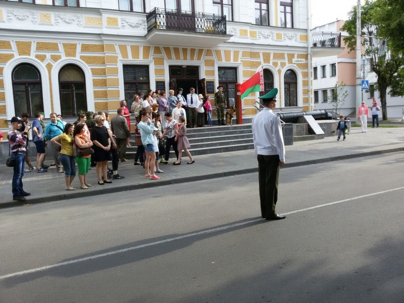 "Модный четверг в музее" посвященный Дню пограничника 2016г.