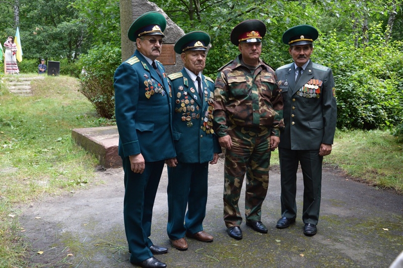 Встреча белорусских и украинских ветеранов пограничников