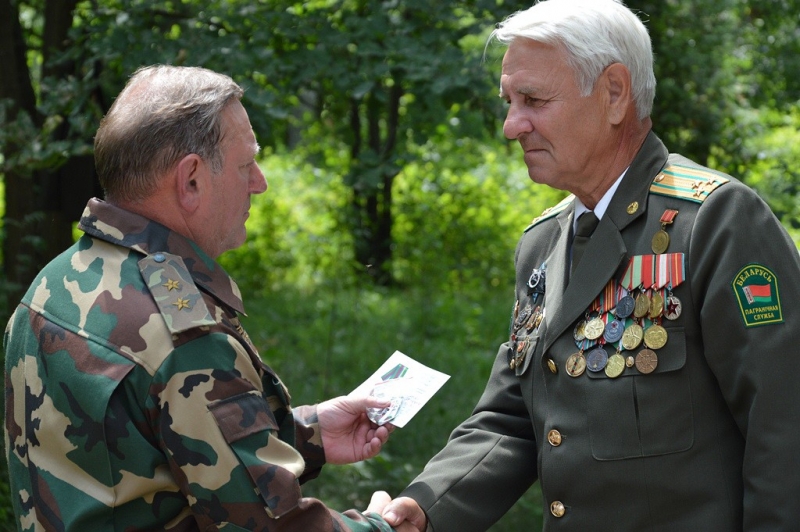 Встреча белорусских и украинских ветеранов пограничников