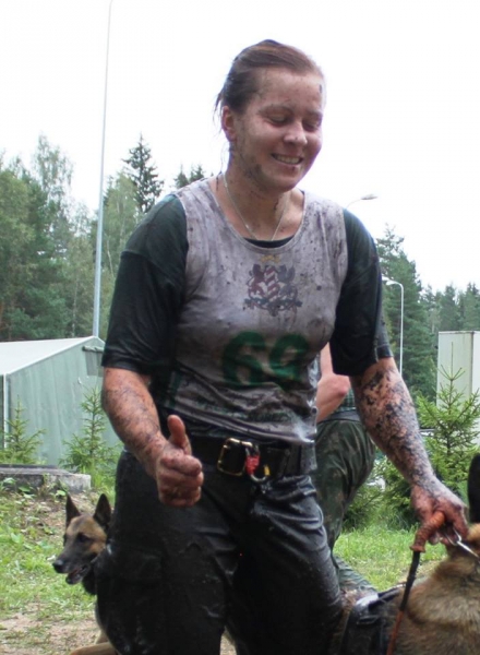 Соревнования кинологов...Латвия 2016