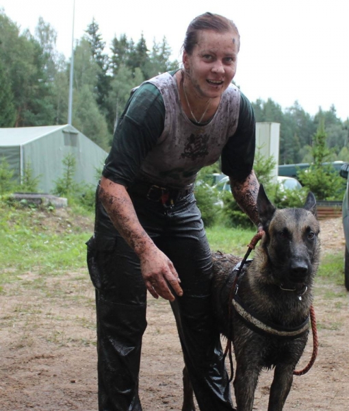 Соревнования кинологов...Латвия 2016