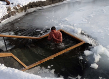 Гомельские пограничники отпраздновали Крещение Господне