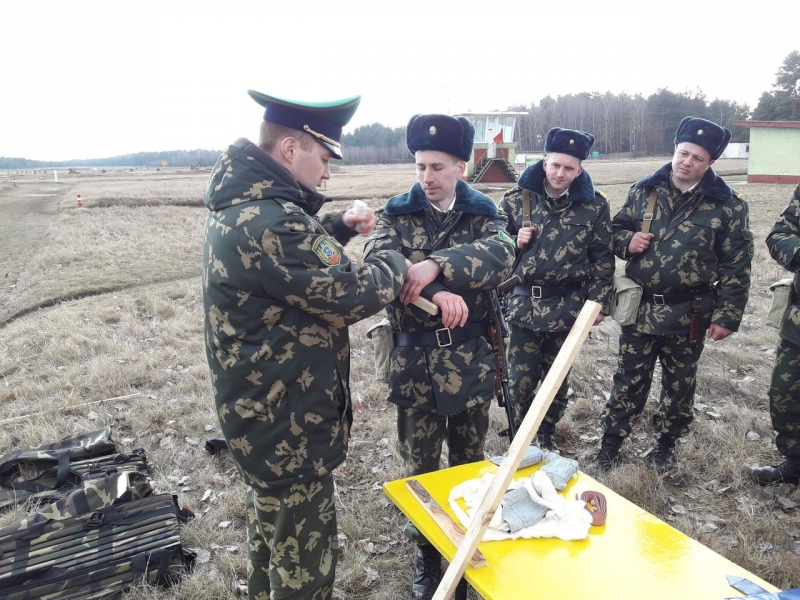 Сборы военнобязанных ОПС  "Малорита"   2017 г.