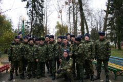 Воскресенье...ноябрь 2017... Центр подготовки специалистов пограничного контроля...сыграли в айсшток в городском парке...