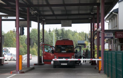 Репортаж с литовского пункта пропуска "Мядининкай"